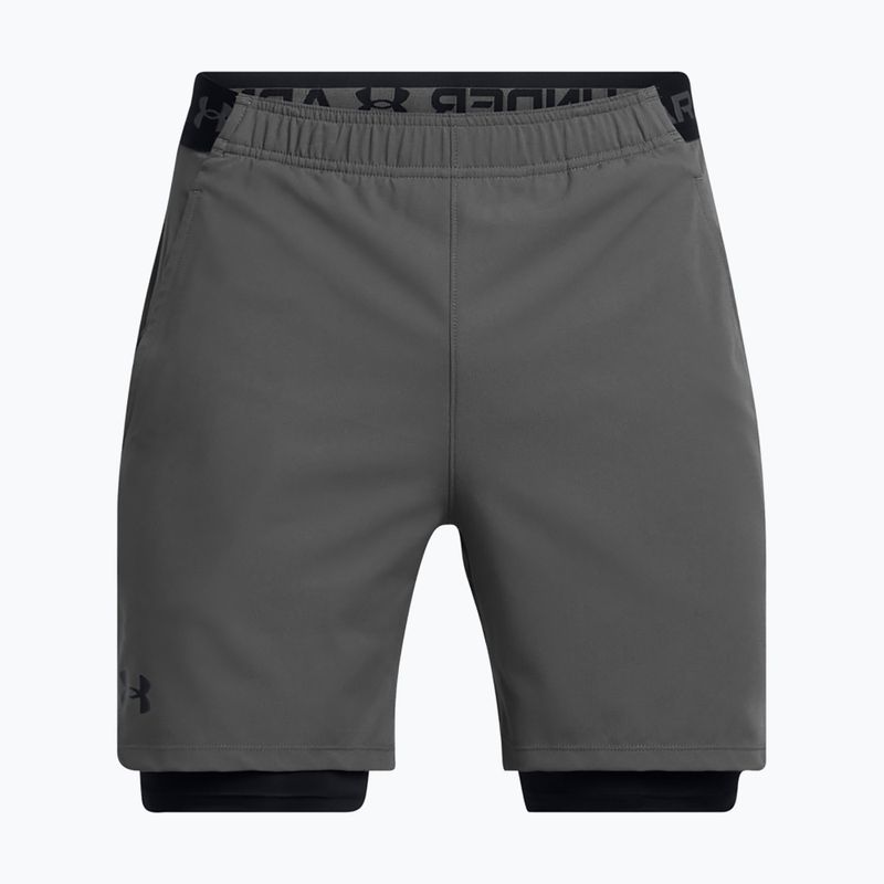 Pánské tréninkové šortky Under Armour Vanish Woven 2In1 Sts castlerock/black/black 5