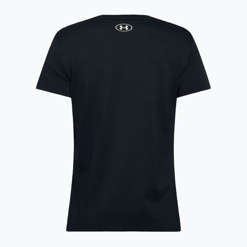Dámské fitness tričko Under Armour Project Rock HW black/silt 2
