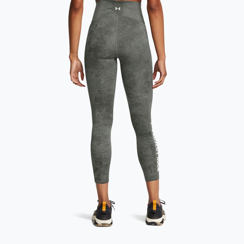 Dámské fitness legíny  Under Armour Project Rock clay green / silt 3
