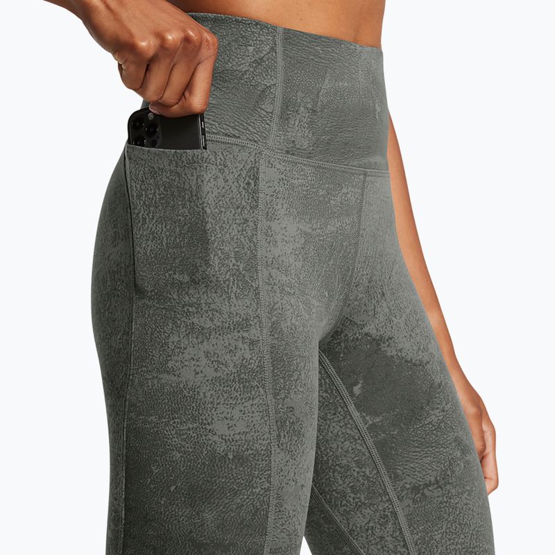 Dámské fitness legíny  Under Armour Project Rock clay green / silt 4
