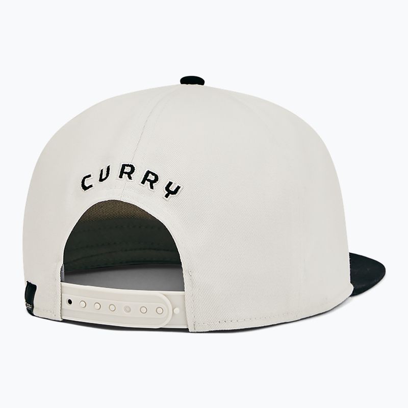 Pánská kšiltovka Under Armour Curry Flat Brim Snapback white clay/black 2