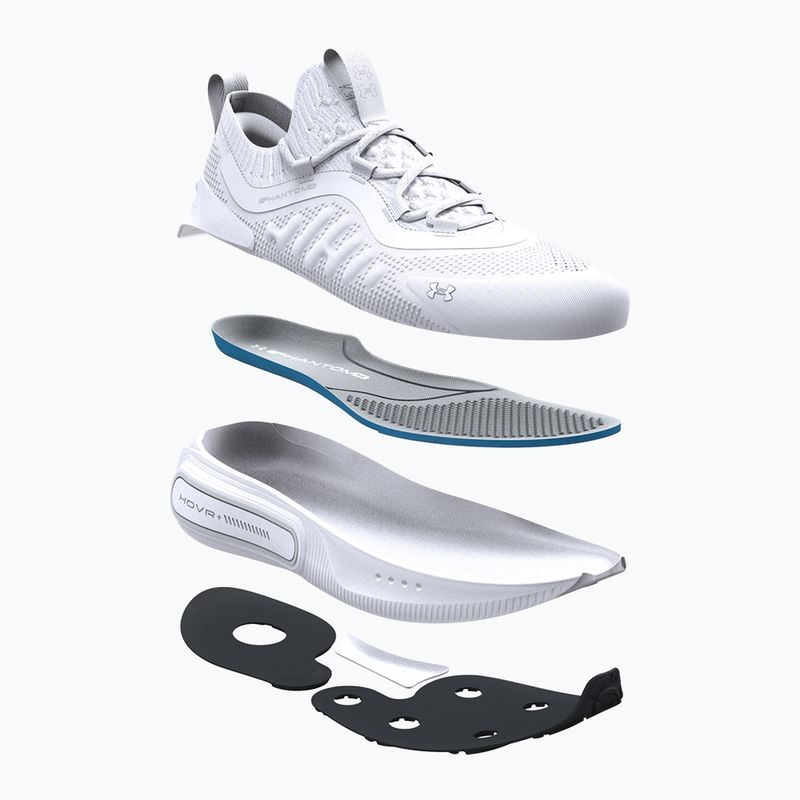 Dámské boty Under Armour Phantom 4 bílá/halo šedá/bílá 8