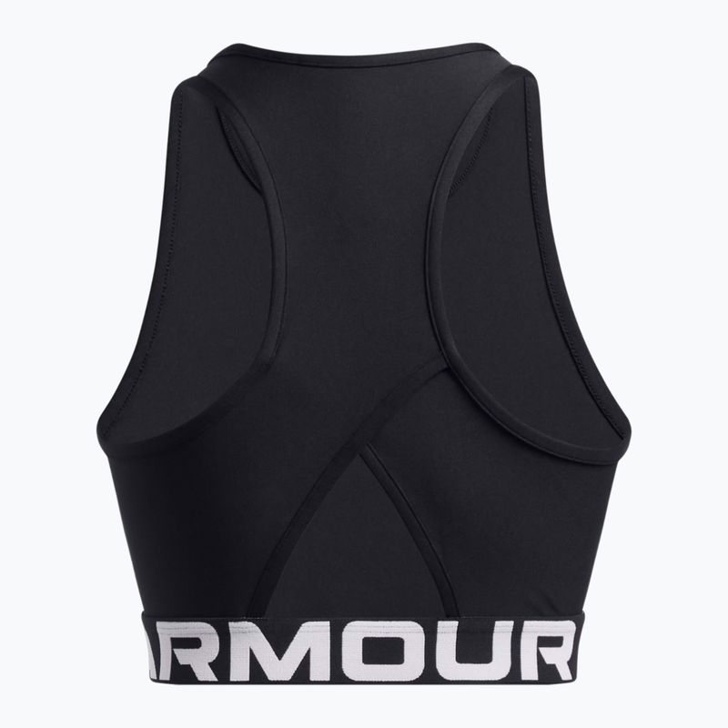 Dámské tréninkové tílko top  Under Armour Heat Gear Rib Tank black/black/white 2