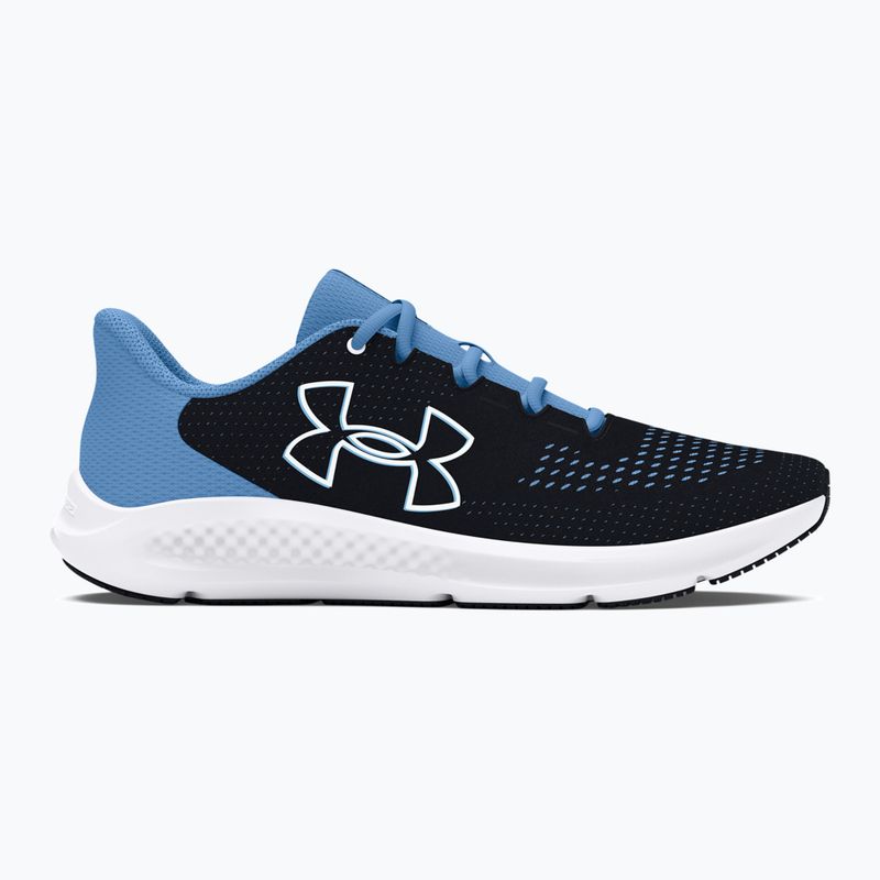 Dámské běžecké boty  Under Armour Charged Pursuit 3 Big Logo black/horizon blue/white 9
