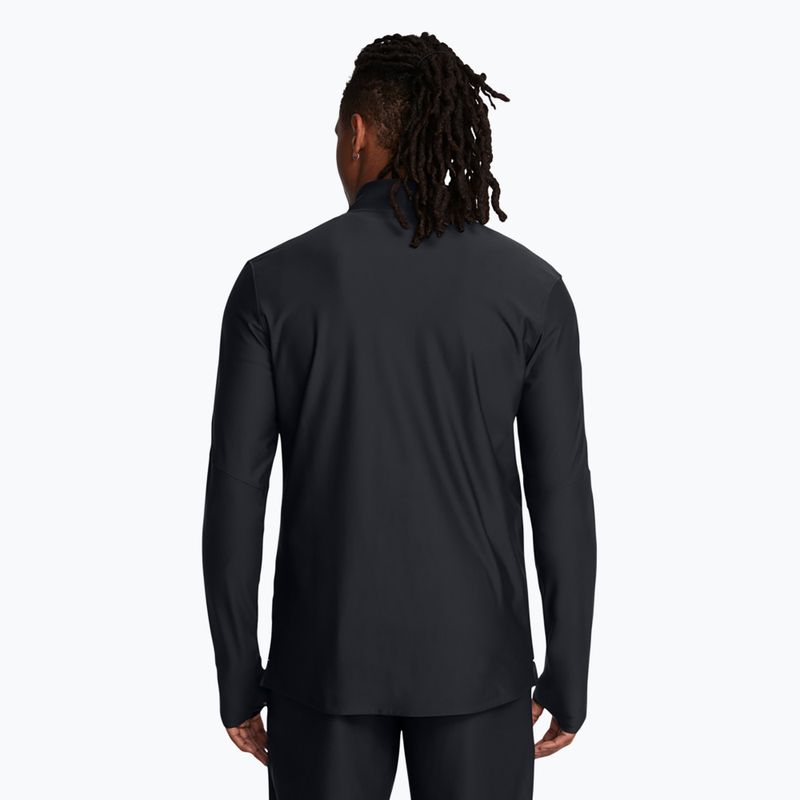 Pánská fotbalová mikina Under Armour Challenger Pro 1/4 Zip black / white 2