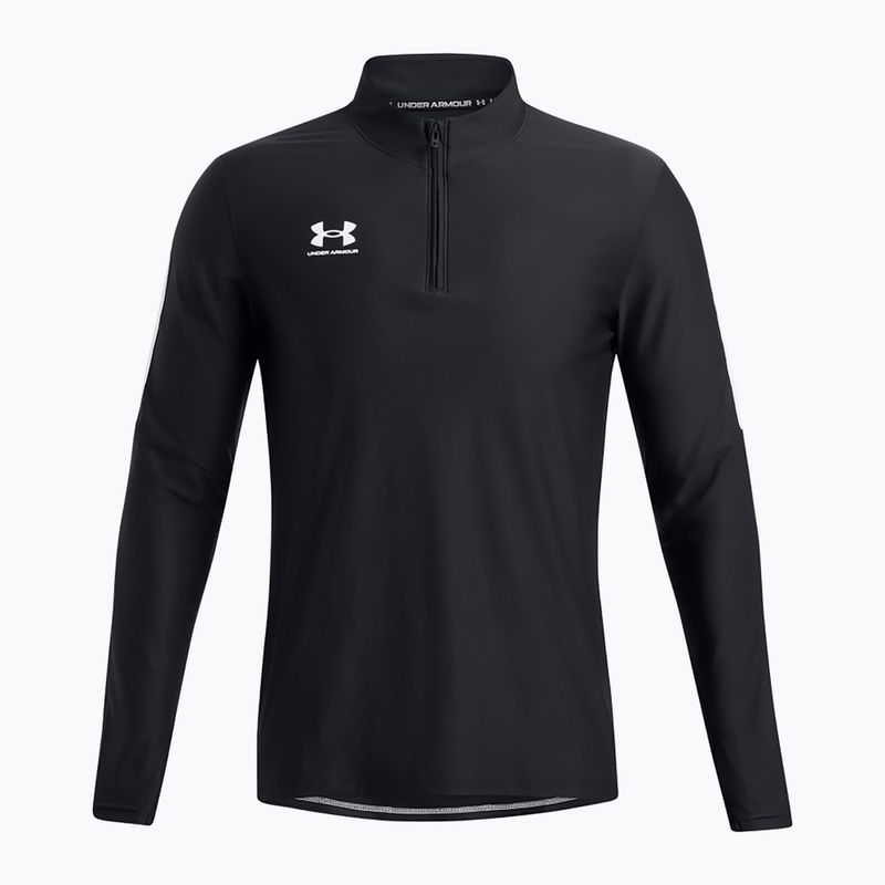 Pánská fotbalová mikina Under Armour Challenger Pro 1/4 Zip black / white 3