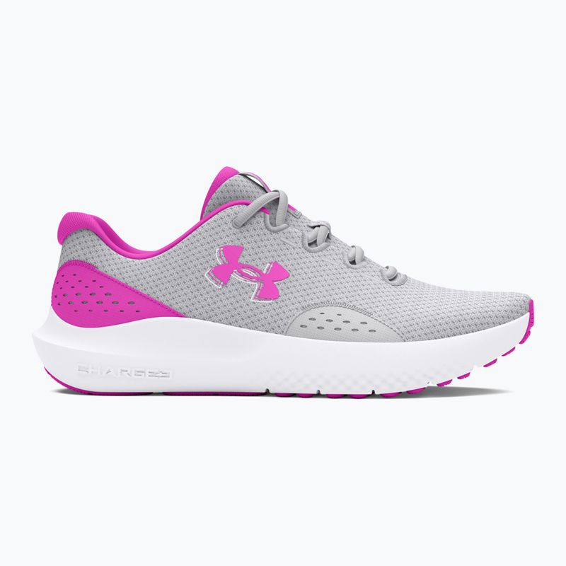 Dámské běžecké boty  Under Armour Charged Surge 4 halo gray/vivid magenta/vivid magenta 9
