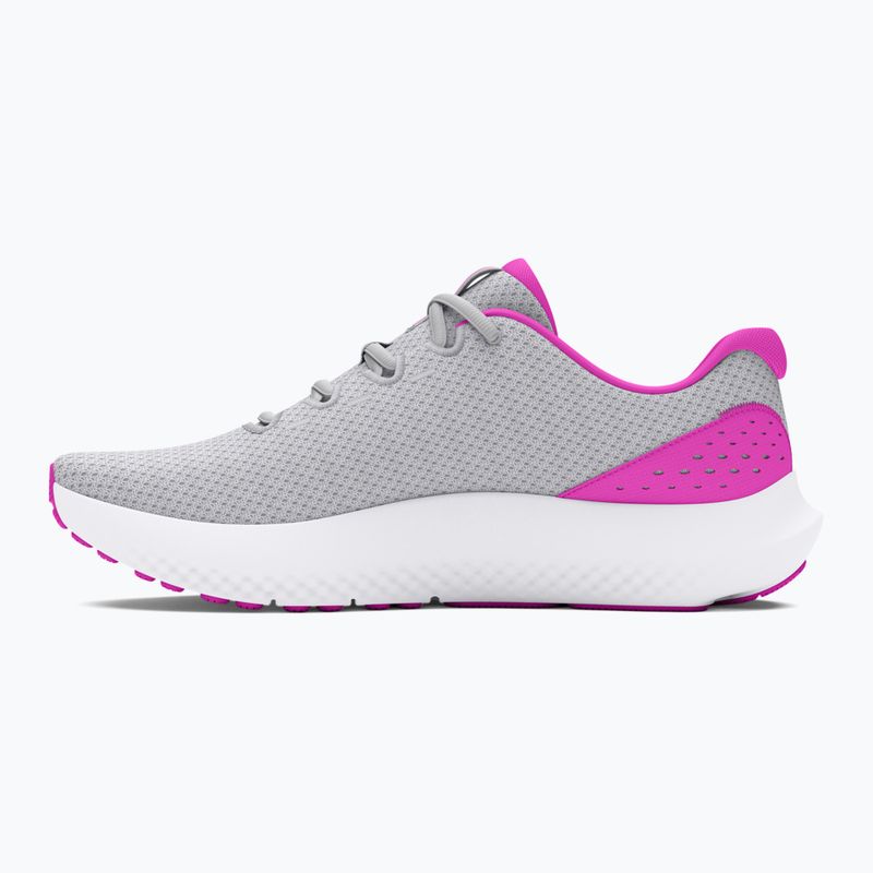 Dámské běžecké boty  Under Armour Charged Surge 4 halo gray/vivid magenta/vivid magenta 10