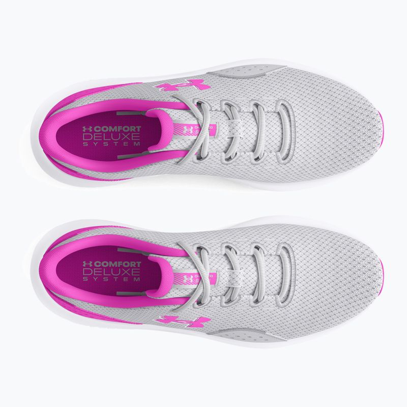 Dámské běžecké boty  Under Armour Charged Surge 4 halo gray/vivid magenta/vivid magenta 11