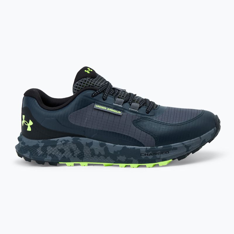 Pánské běžecké boty  Under Armour Charged Bandit Trail 3 casterock/anthracite/high vis yellow 2