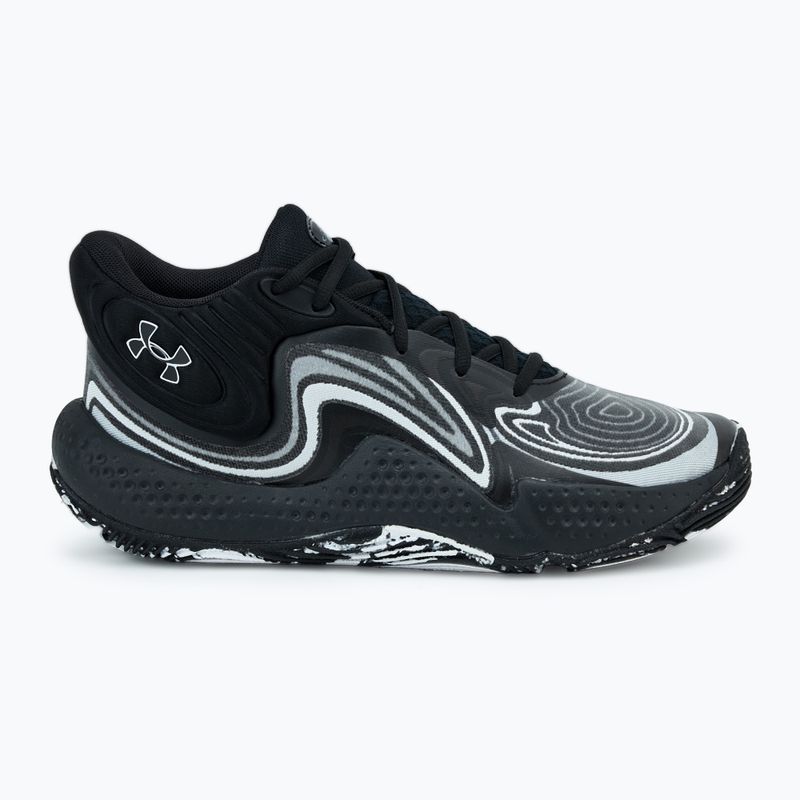 Basketbalové boty Under Armour Spawn 6 Mid black/distant gray/mod gray 2