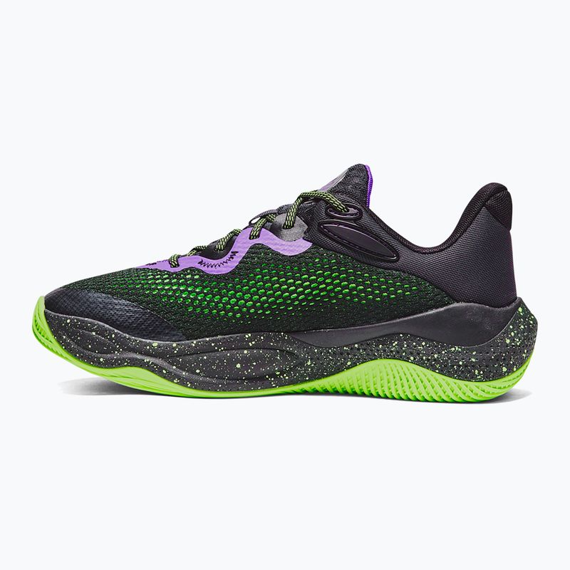 Basketbalové boty Under Armour Curry Splash 24 purple/lavish/hyper green 2
