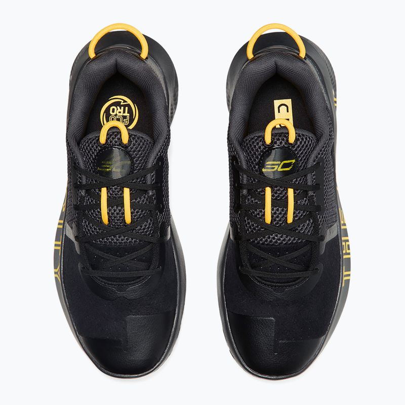 Boty Under Armour Curry 6 Flotro TC black/yellow 4