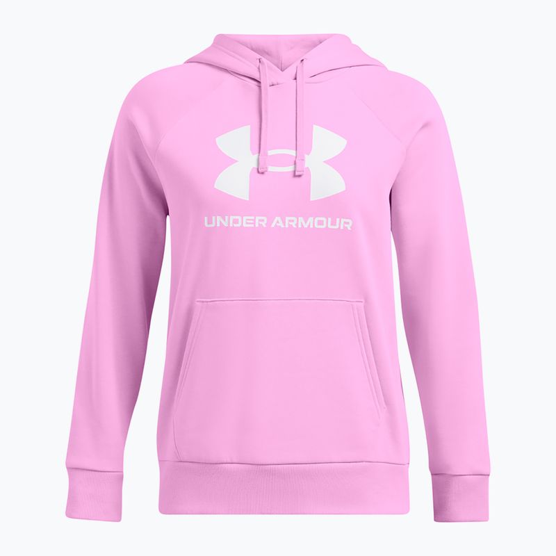 Dámská mikina Under Armour Rival Fleece Big Logo Hoody stellar pink/white