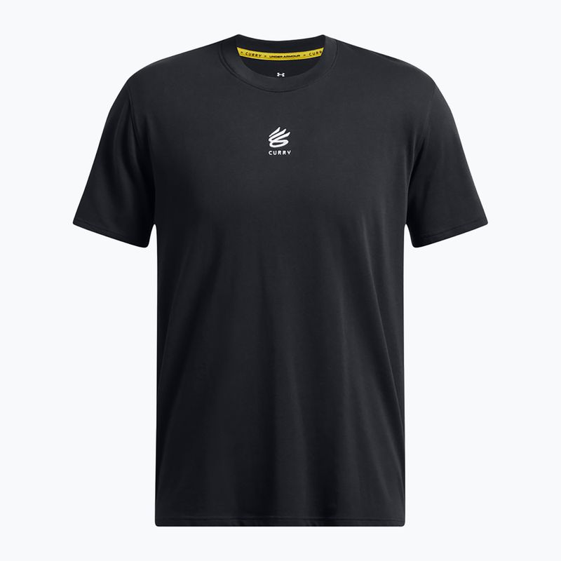 Pánské tričko Under Armour Curry Hvyweight Logo black/white 3