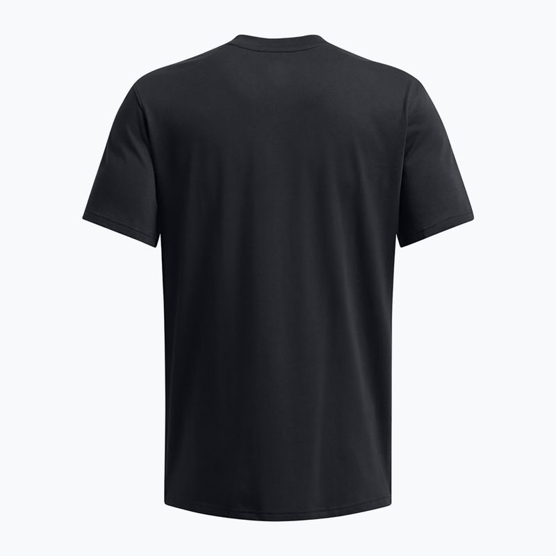 Pánské tričko Under Armour Curry Hvyweight Logo black/white 4
