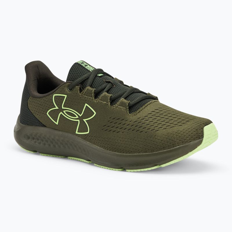 Pánské běžecké boty  Under Armour Charged Pursuit 3 Big Logo marine od green/baroque green