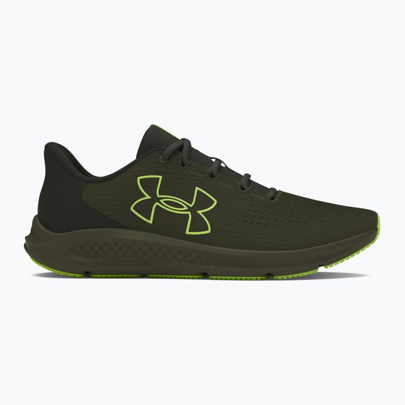 Pánské běžecké boty  Under Armour Charged Pursuit 3 Big Logo marine od green/baroque green 9