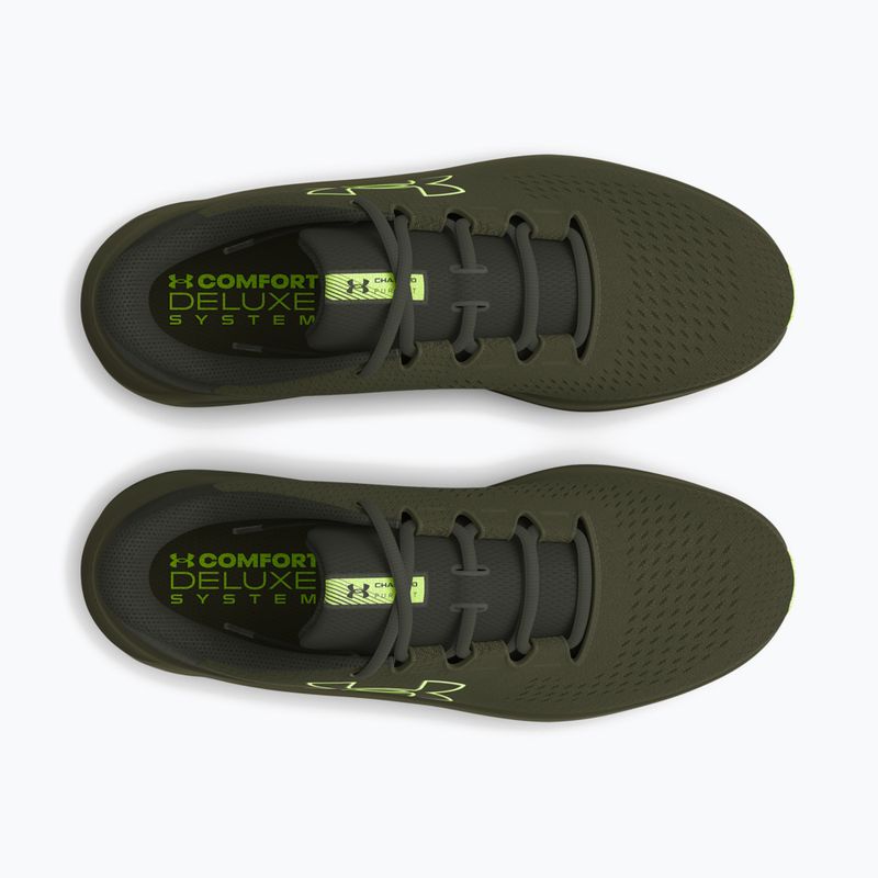 Pánské běžecké boty  Under Armour Charged Pursuit 3 Big Logo marine od green/baroque green 10