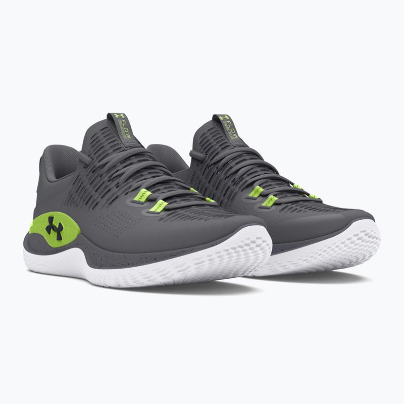 Pánské boty Under Armour Dynamic IntelliKnit titan gray/morph green/midnight navy 8