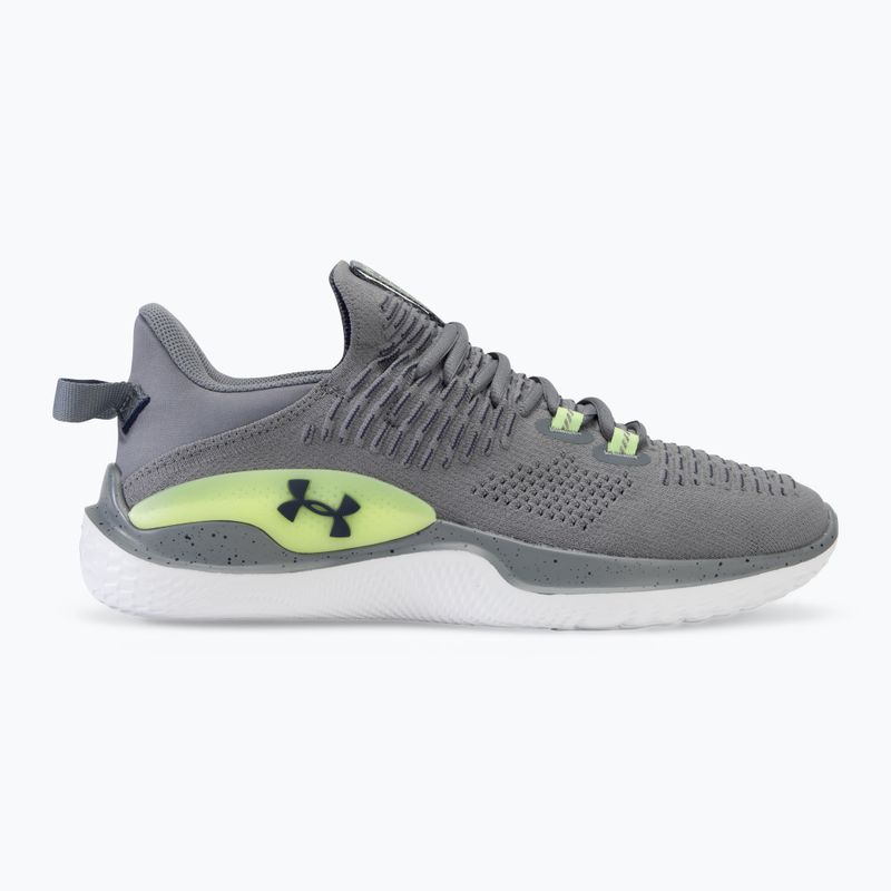 Pánské boty Under Armour Dynamic IntelliKnit titan gray/morph green/midnight navy 2