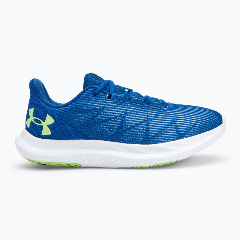 Pánské běžecké boty  Under Armour Charged Speed Swift tech blue/tech blue/morph green 2