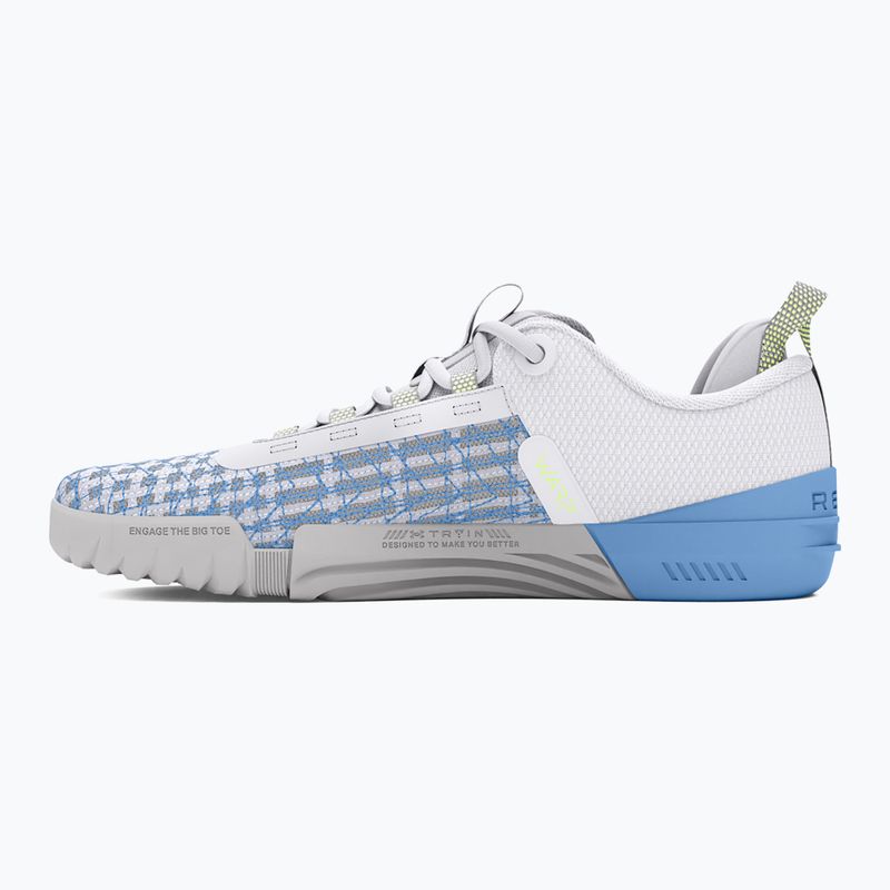 Dámské boty Under Armour TriBase Reign 6 white/horizon blue/morph green 9