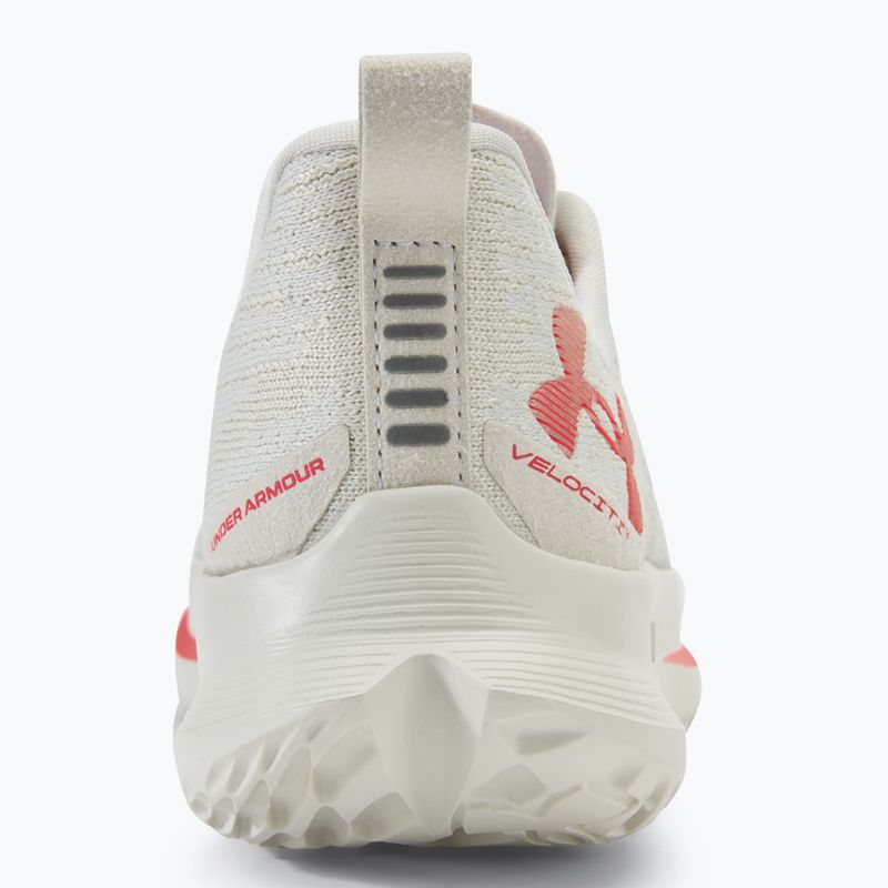 Dámské běžecké boty Under Armour Velociti 4 SE summit white/white clay/racer red 6
