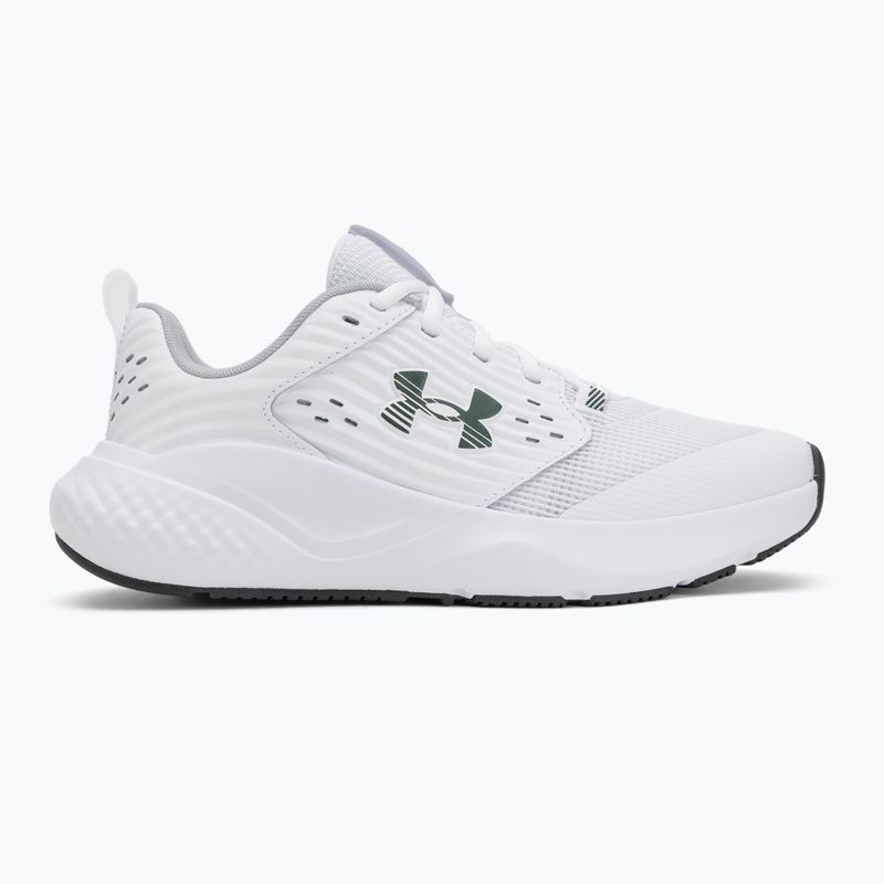 Pánské tréninkové boty Under Armour Commit 4 white/mod gray/forest green 2
