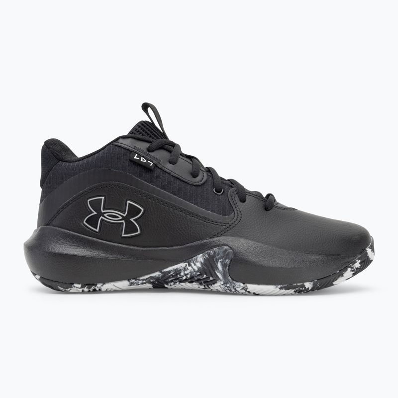 Basketbalové boty Under Armour Lockdown 7 black/black/metallic silver 2