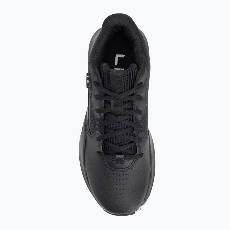 Basketbalové boty Under Armour Lockdown 7 black/black/metallic silver 5