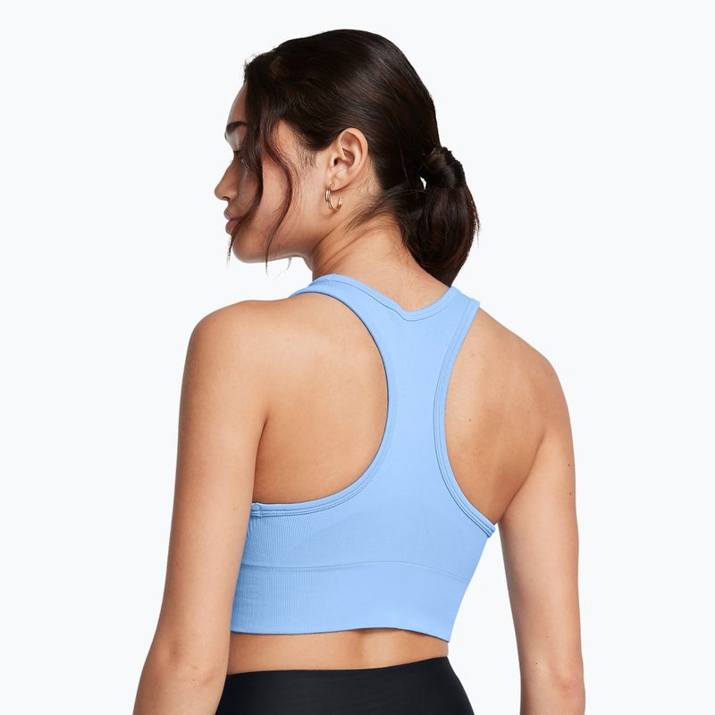 Fitness podprsenka  Under Armour Vanish Seamless Mid Branded horizon blue/white 2