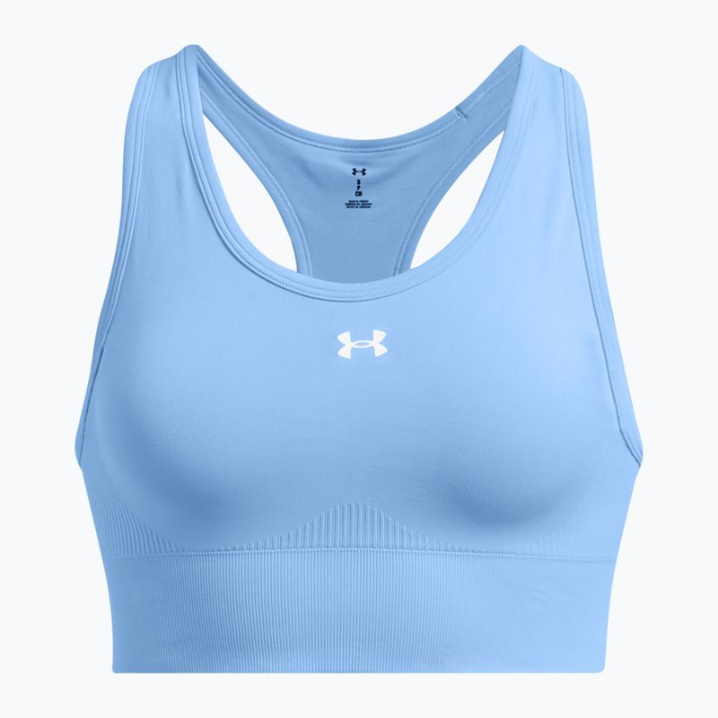 Fitness podprsenka  Under Armour Vanish Seamless Mid Branded horizon blue/white 3