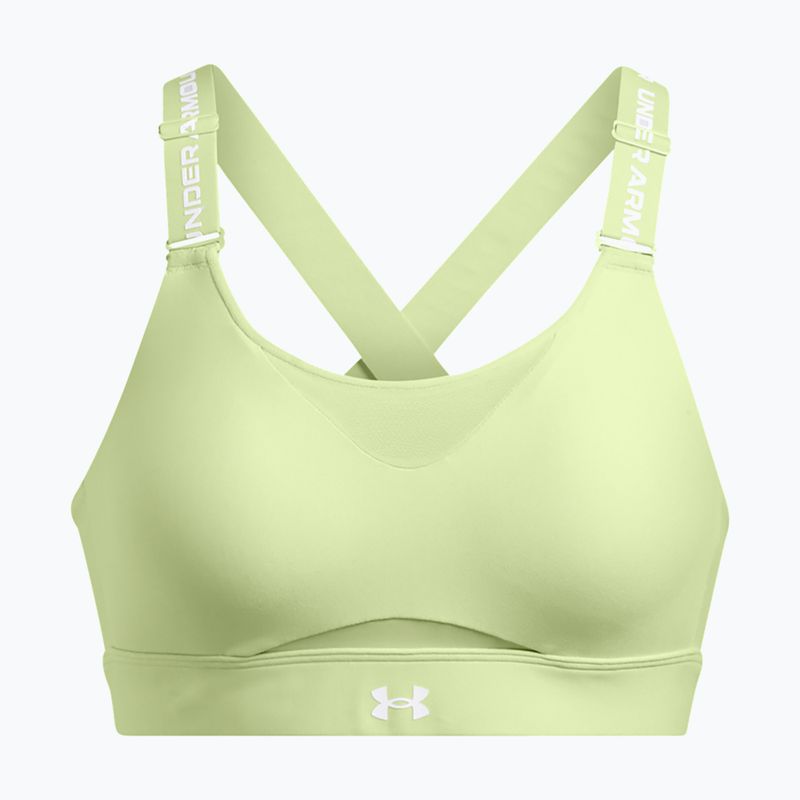 Fitness podprsenka  Under Armour Infinity High 2.0 retro green/white 4