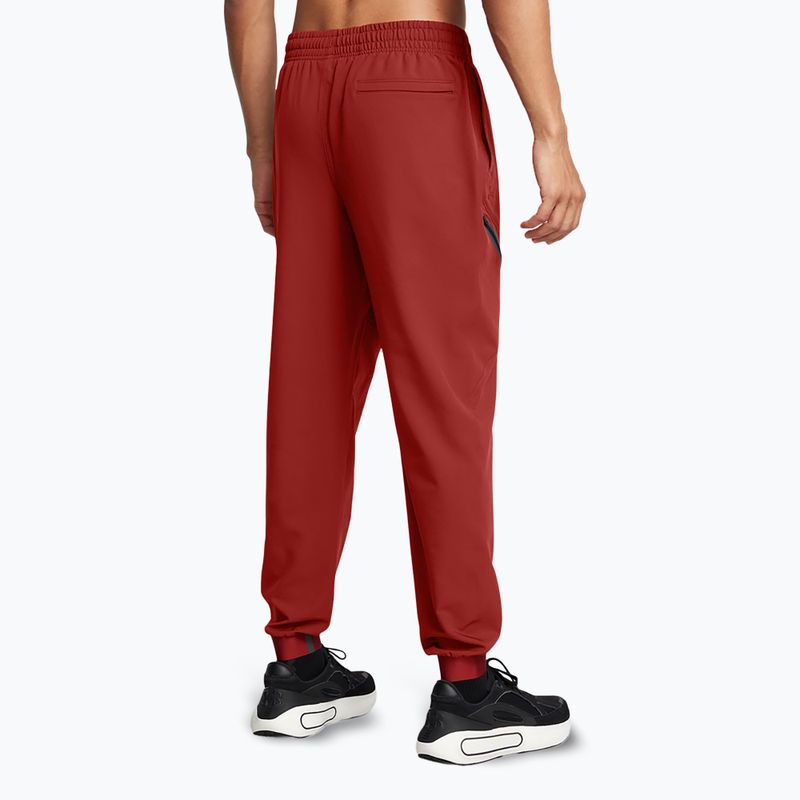 Pánské kalhoty  Under Armour Unstoppable Joggers earthen orange/black 3