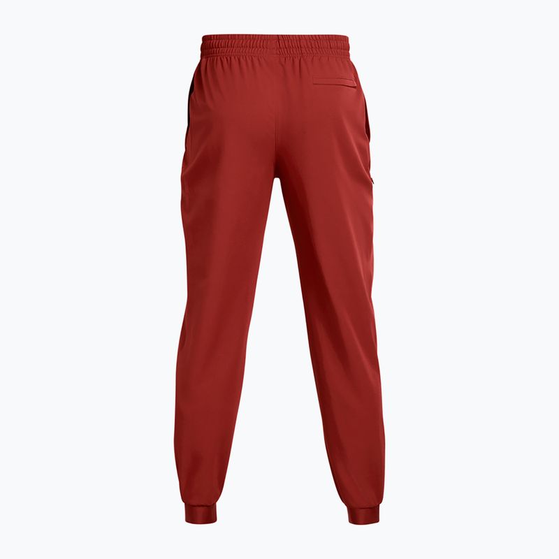 Pánské kalhoty  Under Armour Unstoppable Joggers earthen orange/black 6