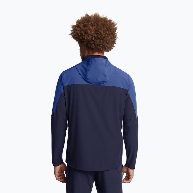 Pánská bunda  Under Armour Vanish Woven Utility midnight navy/tech blue/reflective 2