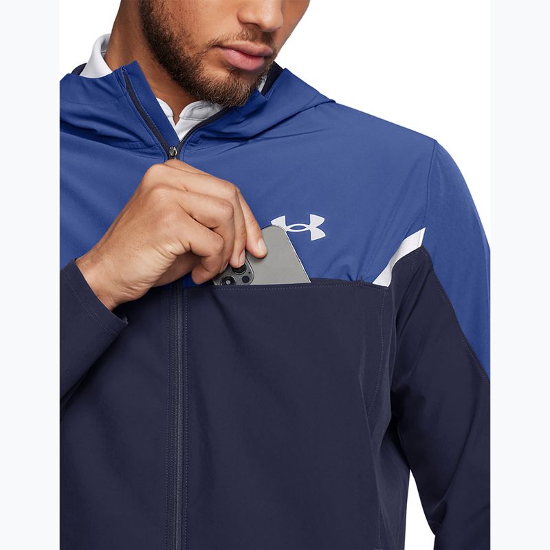 Pánská bunda  Under Armour Vanish Woven Utility midnight navy/tech blue/reflective 3