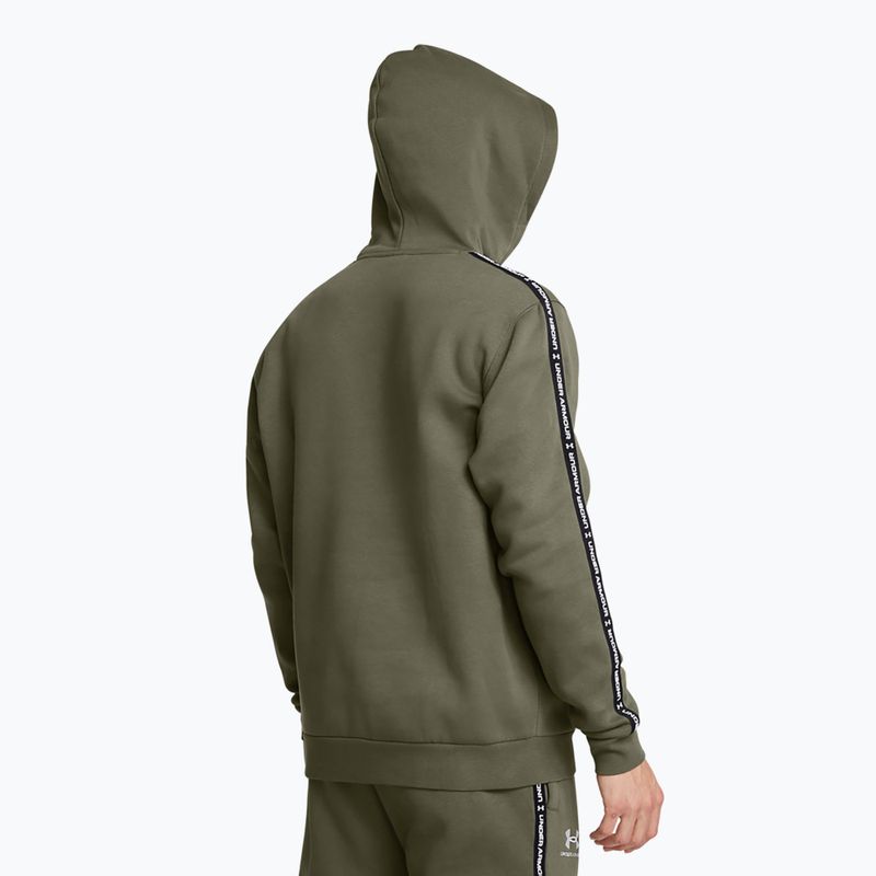 Pánská mikina Under Armour Icon Fleece HD marine green/white 3