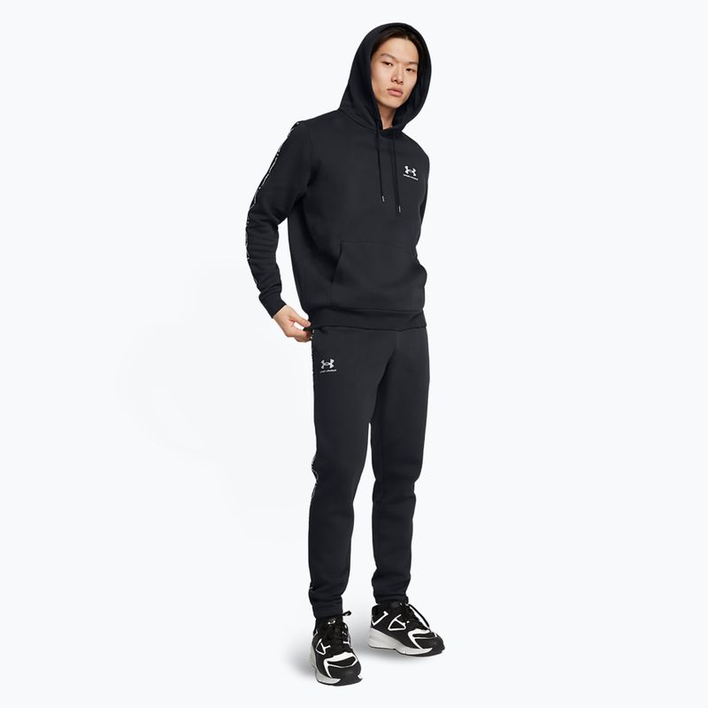 Pánské kalhoty  Under Armour Icon Fleece Jgr black/white 2