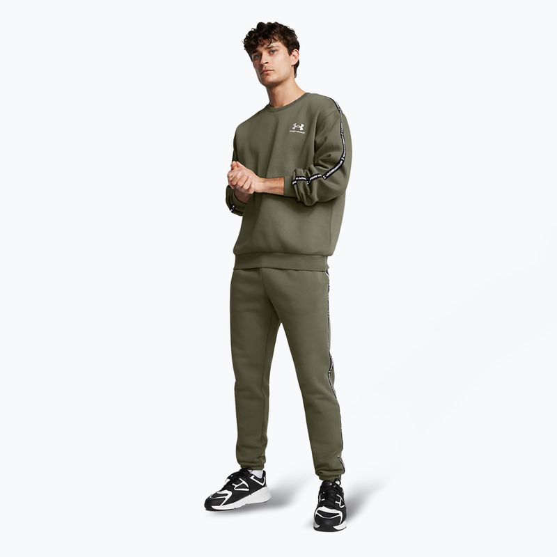 Pánské kalhoty  Under Armour Icon Fleece Jgr marine green/white 2