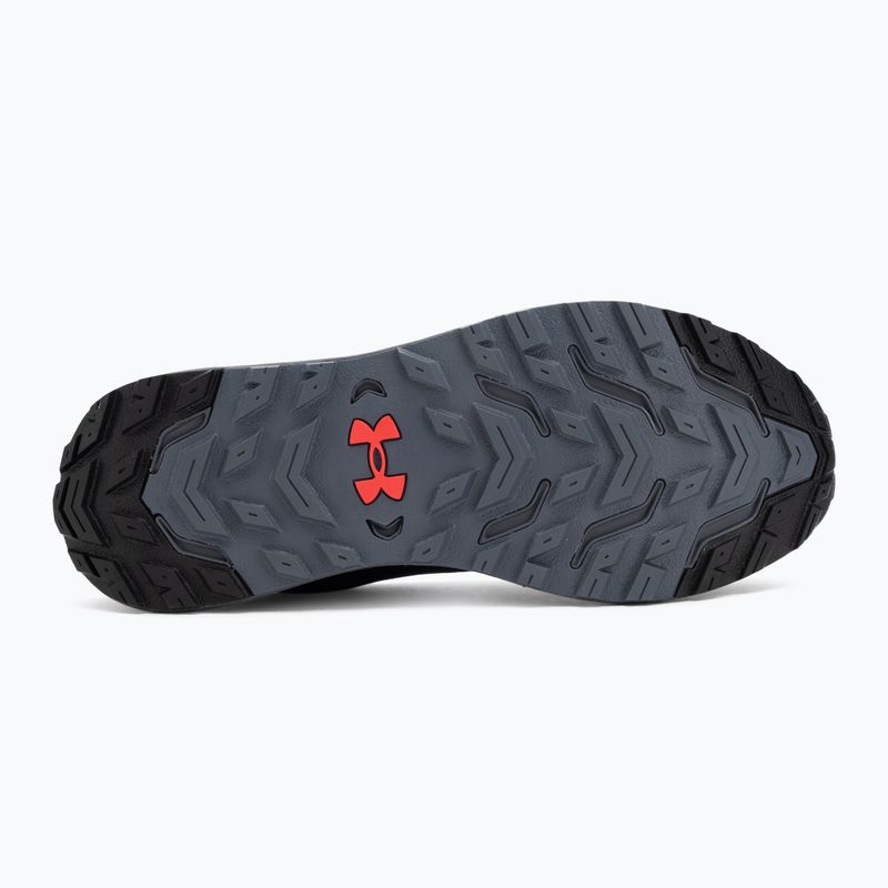 Pánské běžecké boty  Under Armour Charged Bandit Trail 3 black/black/racer red 4