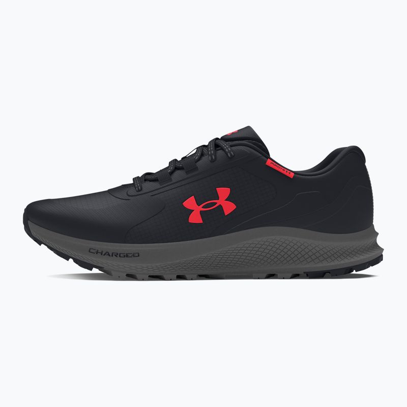 Pánské běžecké boty  Under Armour Charged Bandit Trail 3 black/black/racer red 3