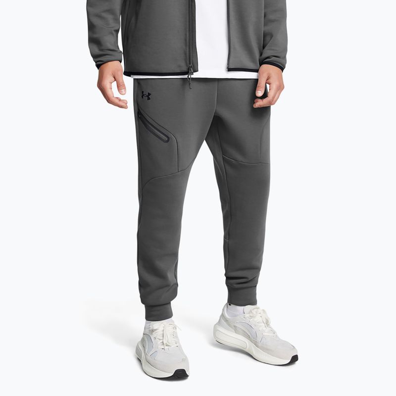Pánské kalhoty Under Armour Unstoppable Fleece castlerock/black