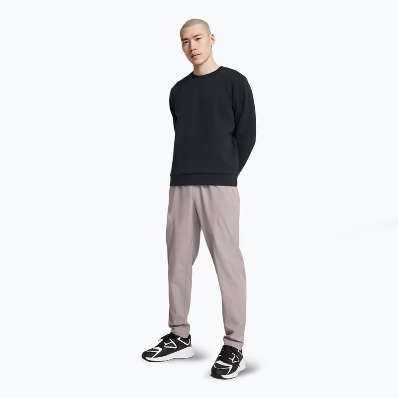 Pánská mikina Under Armour Unstoppable Fleece Crew black/black 2