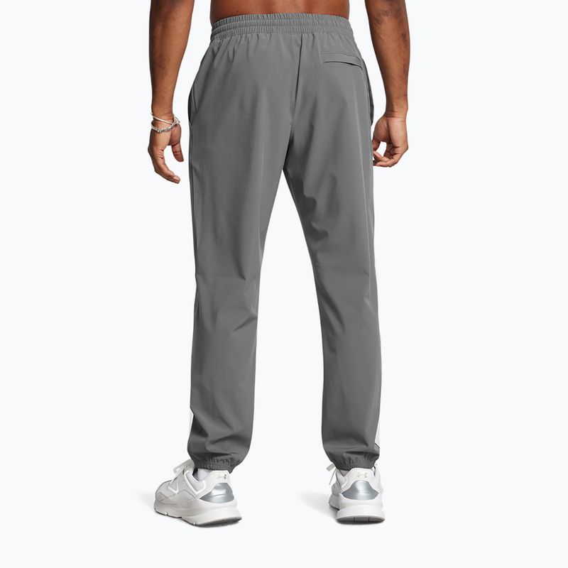 Pánské kalhoty Under Armour Vibe Woven Jogger castlerock/black 3