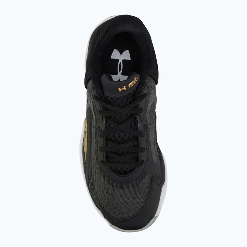 Basketbalové boty Under Armour Spawn 7 black/metallic gold/black 5