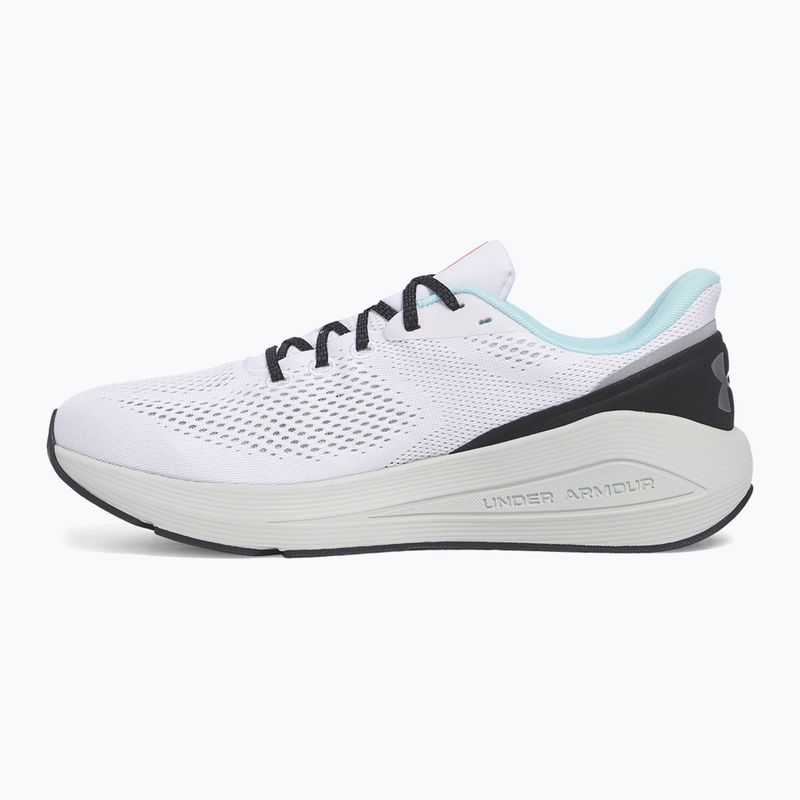 Pánské běžecké boty Under Armour Sonic 7 white/hydro green/metallic silver 2