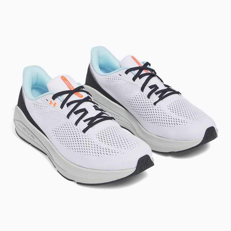 Pánské běžecké boty Under Armour Sonic 7 white/hydro green/metallic silver 3