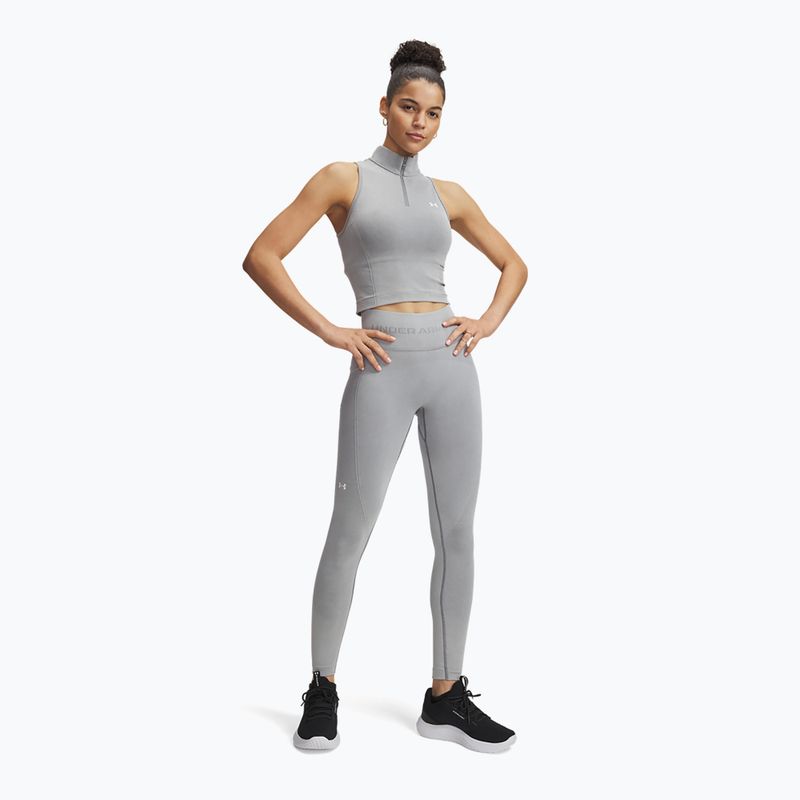 Dámské tréninkové legíny Under Armour Vanish Seamless Washed Ankle black/white 2